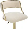 Vente-unique - MAYEMA Barhocker Stoff Beige - B 49 cm x H 107 cm87 cm x L 46 cm Bild 5