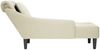 vidaXL Chaiselongue mit Kissen und Rechter Armlehne Creme Samt 4009779 Bild 5