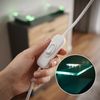Schuhkipper Alex Goldkraft Eiche/Anthrazit 89 x 105 cm mit LED-Beleuchtung Vicco Bild 5