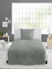 BIERBAUM Bettwäsche Chic Uni, Seersucker, 2 teilig, Schickes Unidesign: Modern und elegant für jedes Schlafzimmer Bild 2