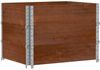 vidaXL Paletten-Aufsatzrahmen 3 Stk. Braun 80x60 cm Massivholz Kiefer 3295365 Bild 2