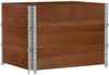 vidaXL Paletten-Aufsatzrahmen 3 Stk. Braun 80x60 cm Massivholz Kiefer 3295365 Bild 5