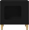 vidaXL Katzenhaus Schwarz 51 x 30 x 52 cm Holzwerkstoff 8000654 Bild 5