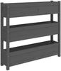 vidaXL Pflanzkübel Grau 112x25x104,5 cm Massivholz Kiefer 823922 Bild 2