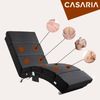Casaria 'London' Relaxliege mit Massage- & Heizfunktion, Stoff Anthrazit, Ergonomisch Bild 4