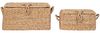 House Nordic Körbe, Seegras/Metall, natur, 2er-Set Bild 3