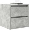 vidaXL Wand-Nachttische 2 Stk. Betongrau 38x34x40 cm 861254 Bild 4