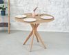 Ragaba runder Esstisch, Esche & MDF Eschenholzfurnier, Naturfinish, Ø 80 cm Bild 2
