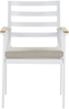 Gartentisch Set CAVOLI Metall 105x105x73 cm Beige Bild 4