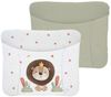 Ceba Baby® weiche Wickelauflage 75x72 cm - Doppelseitige Baby Wickelunterlage - Wickeltischauflage für Junge und Mädchen - Wasserdicht, abwaschbar - OEKO-TEX - Made in EU - Löwe, der König Bild 2