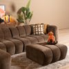 Bronx71 Ecksofa Luca XL Chenille mocha links Bild 5