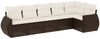 vidaXL 6-tlg. Garten-Sofagarnitur mit Kissen Braun Poly Rattan 3221392 Bild 2