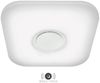TRANGO LED Deckenleuchte, 3099 *EMI* stufenlos dimmbare & CCT Farbsteuerung 24 Watt LED-Deckenleuchte in Eckig mit integrierter RGB Farbwechsel Ambiente-Beleuchtung inkl. Bluetooth-Lautsprecher, mit App-Steuerung und Sternenhimmel-Effekt Bild 4