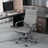 Bürostuhl Ergonomisch Wippfunktion 150 kg belastbar Armlehne grau Bild 2