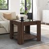 vidaXL LED-Couchtisch Braun Eichen-Optik 53x53x45 cm Holzwerkstoff 847545 Bild 4