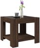 vidaXL LED-Couchtisch Braun Eichen-Optik 53x53x45 cm Holzwerkstoff 847545 Bild 5