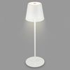 BRILONER – LED Akku Tischleuchte 2 in 1, Stufenweise Dimmbar, Touch, Mobiles Licht, LED Tischlampe Aussen, LED Tischleuchte kabellos, Weiß Bild 2