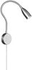 Fischer & Honsel 30703 LED Wandleuchte Sten nickel matt verstellbar Bild 2
