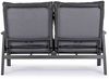 2 Sitzer Sofa Idekla aus Aluminium, modern und verstellbar, anthrazit, für Outdoor, inkl. Kissen Bild 3