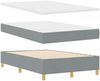 vidaXL Boxspringbett mit Kissen Hellgrau 200 x 120 cm Stoff 3344366 Bild 5