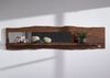 Wandregal Akazie 191x22x38 braun lackiert PURE ACACIA #204 Bild 3