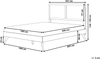 Holzbett dunkelbraun Lattenrost 160x200 cm ISTRES Bild 2