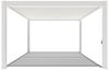 Weide Deluxe Plus | Pergola Voll Aluminium freistehend | 4 x 4 M | Lamellendach weiß Bild 3