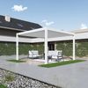 Weide Deluxe Plus | Pergola Voll Aluminium freistehend | 4 x 4 M | Lamellendach weiß Bild 4