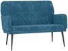 vidaXL Sitzbank Blau 108x79x79 cm Samt 351423 Bild 2