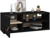 vidaXL Wandschränke 2 Stk. Schwarz 80x30x30 cm Massivholz Kiefer 818394 Bild 5