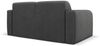 Micadoni Sofa Molino 2-Sitzer Strukturierter Stoff Dunkelgrau Bild 3