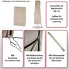 Schutzhülle Meran für Marktschirm bis 5m, Abdeckhülle Cover mit Reißverschluss ~ terracotta Bild 2