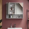 Badspiegelschrank Eliza Weiß 70 x 65 cm mit 2 Türen Vicco Bild 5