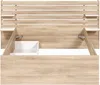Vente-unique - TENALIA Bett Holz, Platte Beige - B 216,8 cm x H 98,2 cm x L 202,8 cm Bild 3