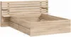 Vente-unique - TENALIA Bett Holz, Platte Beige - B 216,8 cm x H 98,2 cm x L 202,8 cm Bild 2