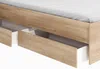 Vente-unique - TENALIA Bett Holz, Platte Beige - B 216,8 cm x H 98,2 cm x L 202,8 cm Bild 5
