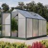 Vitavia 'Eos 6000' Gewächshaus, Aluminium, Smaragd, 6 mm HKP, 6,0 m² Bild 5