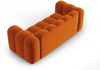 Micadoni Sofa Lupine 2-Sitzer Samtstoff Salvador Terrakotta Bild 2