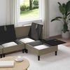 vidaXL Wohnzimmergarnitur 4 pcs Khaki Stoff 3413795 Bild 3
