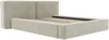 Vente-unique - TIMANO Bett Stoff Beige - B 249 cm x H 90 cm x L 206 cm Bild 3