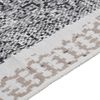 vidaXL Teppich Schwarz und Grau 120x180 cm Baumwolle 340090 Bild 3