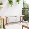 vidaXL Bank Outdoor Natur 119 x 37 x 47 cm Massives Kiefernholz 4012191 Bild 3