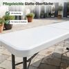 Sekey Gartenbank 180cm Klappbank Bierbank Gartenbank Campingbank bis 300kg Belastbar, Klappbar Bierbänke, Sitzbank Kunststoff Bild 2