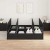 vidaXL Aufbewahrungsbettgestell Schwarz Eichen-Optik 200 x 200 cm 3335358 Bild 3