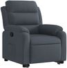 vidaXL Relaxsessel mit Aufstehhilfe Dunkelgrau Samt 3205093 Bild 3