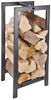 Esschert Design Holzregal und Kaminholzständer Schwarz 442353 Bild 2
