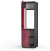 Kühlumbauschrank Fame-Line Bordeaux Hochglanz 60 cm Vicco Bild 4