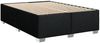 vidaXL Boxspringbett mit Matratze Schwarz 140x190 cm Stoff 3285899 Bild 5