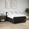 vidaXL Boxspringbett mit Matratze Schwarz 140x190 cm Stoff 3285899 Bild 3
