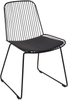 Esszimmerstuhl 2er Set PENSACOLA Metall Schwarz Bild 4